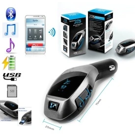 Bluetooth трансмитер за автомобил с LCD дисплей X5 HF8
