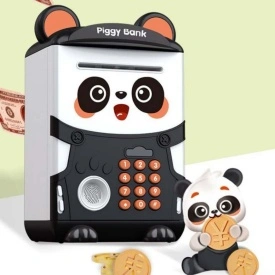 Детска касичка Panda ,отключване с пръстов отпечатък
