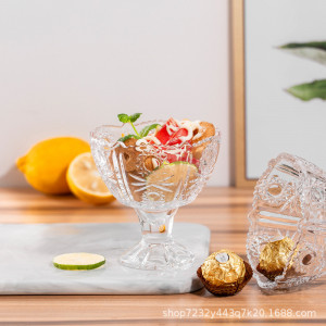 Комплект сервиз 6 броя стъклени купички