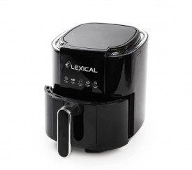 Фритюрник с горещ въздух Lexical Airfryer LAF-3011, 1200W 3.5 литра в черно