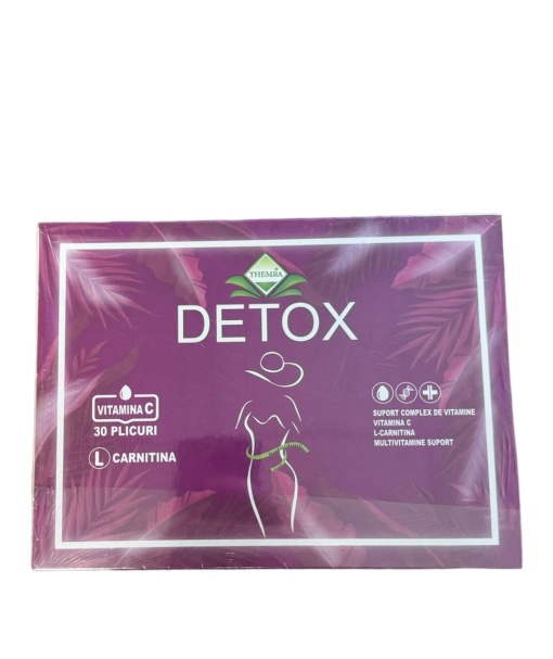 Ceai de slabit Themra Tea Detox Turcesc MultiVitamine, L-carnitine, pachet 30 pliculete