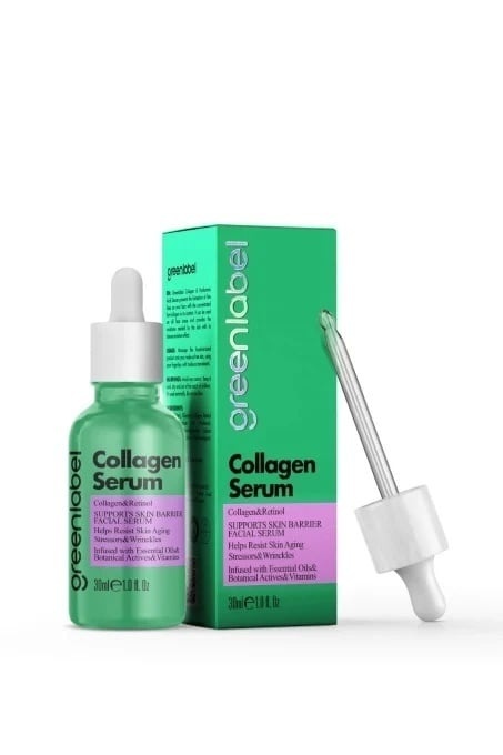 Ser Anti-Rid și Anti-Îmbătrânire - Greenlabel cu Colagen și Acid Hialuronic – 30ml