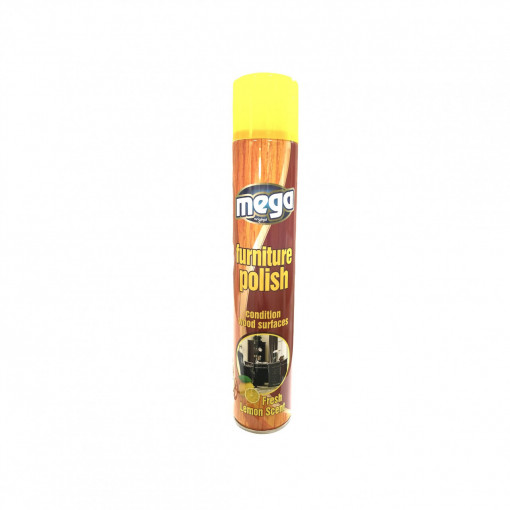 Spray de Mobila Mega, furniture polish, parfum de lamaie, 300 ml - Img 2