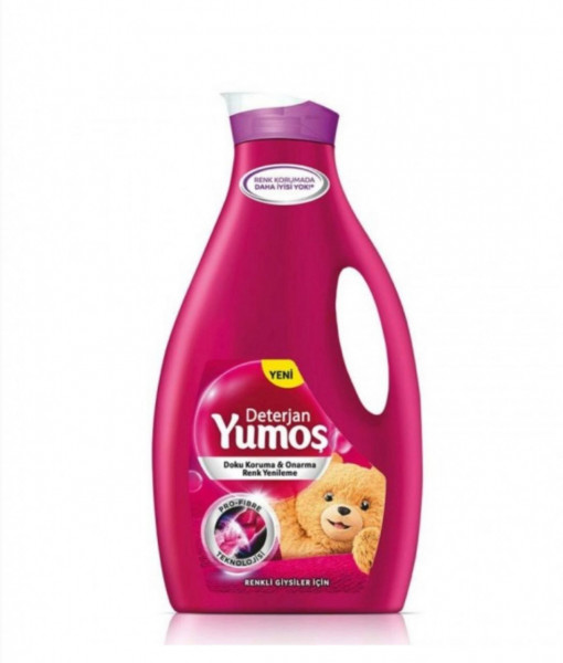 Detergent lichid pentru rufe/haine colorate 42 spalari, 2.52L – Yumos