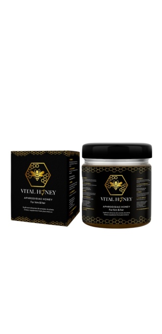 Supliment miere afrodisiaca pentru potenta si crestere libidou, Vital Honey Unisex 240, magiun afrodisiac