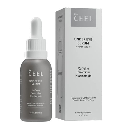 The Ceel Ser pentru zona ochilor cu Cafeină, Ceramide și Niacinamidă – anti-cearcăne, anti-pungi, iluminator, 30 ml