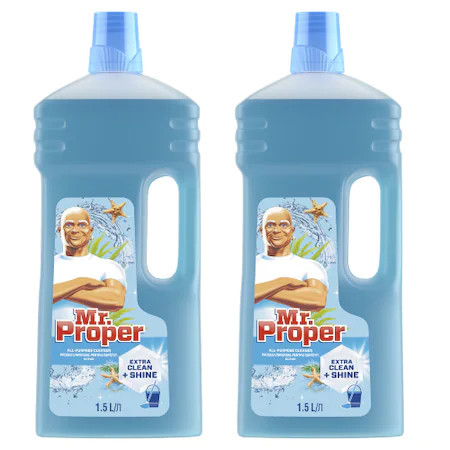 Detergent universal Mr. Proper, Ocean, 2 x 1.5l