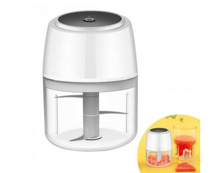 Mini Blender Electric, 3 Cutite, Incarcare USB, Tocator pentru usturoi si alte legume 250ml