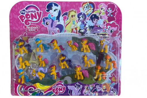 Set 16 figurine ponei My Little Pony