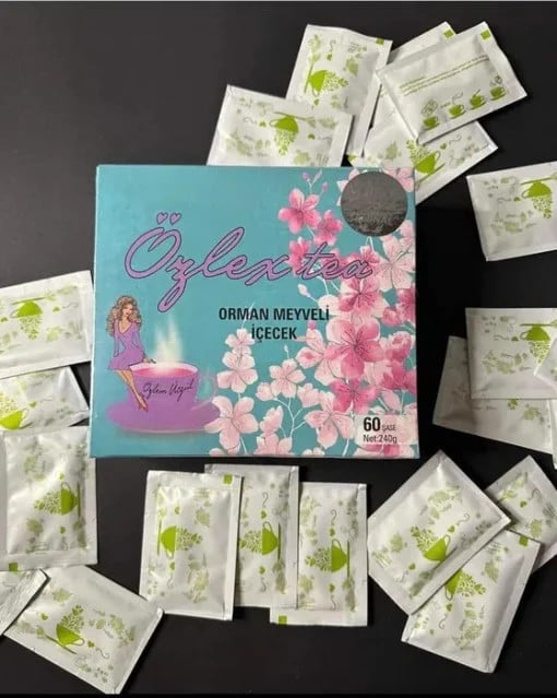 Ceai de slabit detox Ozlex Tea turcesc - cu aroma de fructe de padure