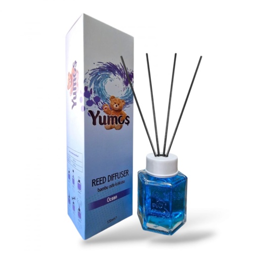 YUMOS Odorizant Camera cu Betisoare OCEAN 120 ml - Img 1
