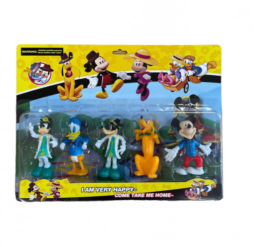 Set 5 figurine Prietenii lui Mickey Mouse, 10 cm - Img 1