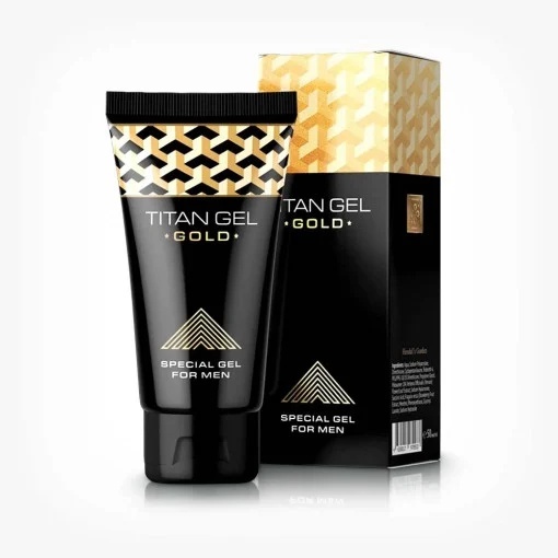 Titan Gel GOLD pentru marirea penisului, erectii puternice si intensificarea placerii, 50 ml