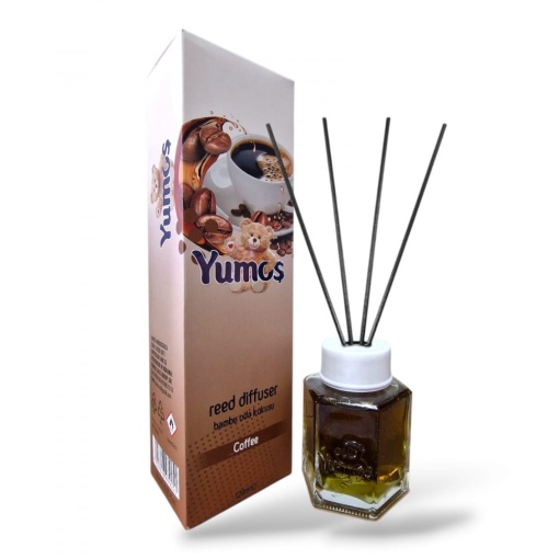 YUMOS Odorizant Camera cu Betisoare COFFEE LATTE 120 ml - Img 1