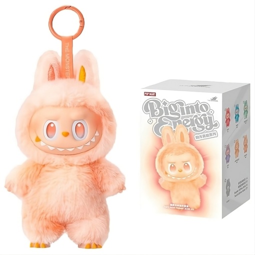 Jucarie De Plus, Labubu, Seria BigIntoEnergy, Generatia 3, Model Ascuns, Blind Box, 15 cm