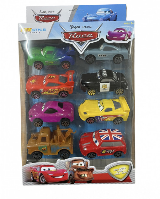 Set 8 Masinute Cars 3, pentru copii , multicolor - Img 1