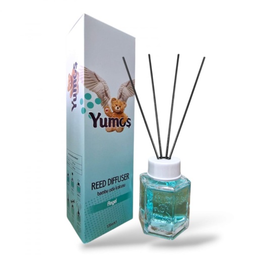 YUMOS Odorizant Camera cu Betisoare ANGEL MELEK (Anti Tabac) 120 ml - Img 1