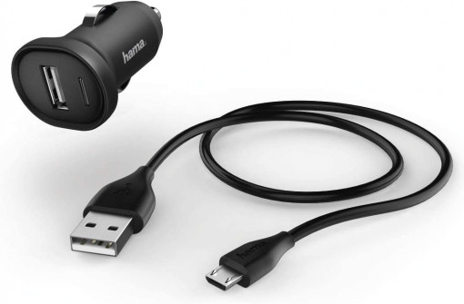 Incarcator auto AMZ Deal Fast Charge, USB, Black - Img 1