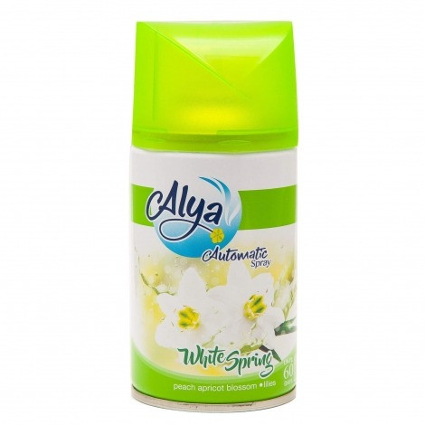 Odorizant de camera White Spring Alya, parfum crini si flori de piersic, 260 ml
