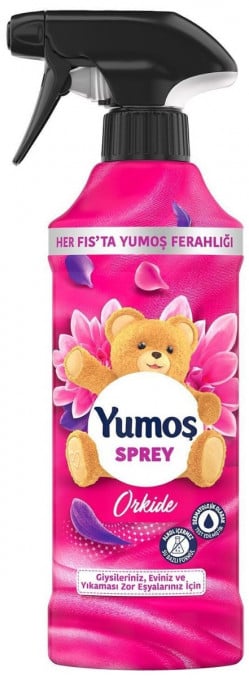 Spray pentru haine, mobilier si tapiterie parfum de Orhidee, 450ml, Yumos
