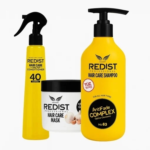 Pachet Promo Redist - Îngrijire Completă pentru Păr: Șampon AntiFade 1000ml + Mască Usturoi 475ml + Balsam Miracle Oils 400ml