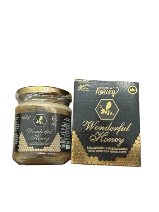 Set de 2 bucati Magiun/Miere Wonderful Honey borcan 2x 240 grame