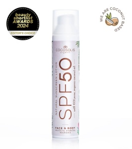 COCOSOLIS Natural Sunscreen Lotion SPF 50
