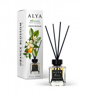 Odorizant camera cu betisoare cu aroma de Orange Blossom , ALYA 100 ML