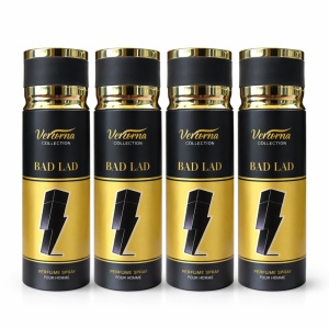 Pachet 4x Body Mist Bad Lad Verona Collection 200ml – Parfum Masculin Intens & Seducător