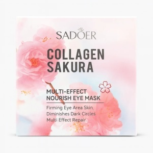 SADOER Collagen Sakura – Mască de Ochi cu Colagen & Extract de Sakura