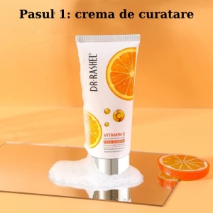 Set 5 Produse Anti - Aging cu Vitamina C, Acid Hialuronic si Niacinamide pentru Luminozitate - Dr. Rashel Skin Care - Img 3