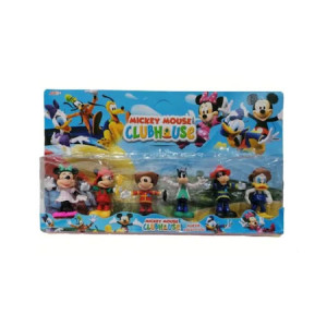 Set 6 Figurine , Clubul lui Mickey Mouse, multicolor , 6 cm - Img 2