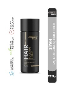 Fibre pentru păr Softto Plus Hair Building Fiber Black 27.5 g
