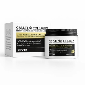 SADOER Cremă Antirid cu Colagen de Melc – Anti-Wrinkle & Firming 120g.