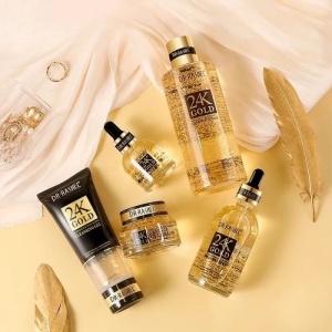 Set 5 Produse Anti - Aging cu Particulele de Aur Cosmetic - Dr Rashel 24k Gold Anti Aging Skin Care Dr Rashel