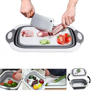 Tocator 3 in 1 multifunctional, pliabil, scurgator, uscator pentru alimente - Img 5