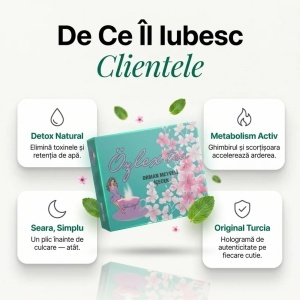 Ceai de slabit detox Ozlex Tea turcesc - cu aroma de fructe de padure - Img 5
