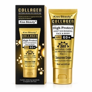 Kiss Beauty Collagen Sunscreen Cream SPF 60+ PA+++