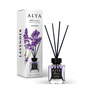 Odorizant camera cu betisoare cu aroma de Lavander, ALYA 100 ML
