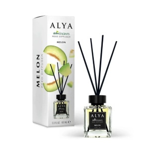Odorizant de cameră cu bețișoare ALYA – Melon 120 ml