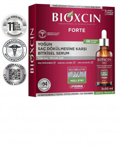 Set Bioxicin FORTE pentru cadere masiva , serum 3x50 ml - Img 2