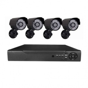 Sistem Semi Profi -DVR cu 4 camere de supraveghere pentru interior sau exterior - Img 3