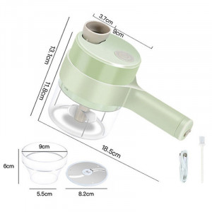 Tocator si maruntitor electric pentru alimente si legume 4 in 1 - Img 4