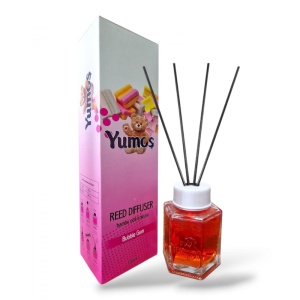 YUMOS Odorizant Camera cu Betisoare BUBBLE GUM 120 ml