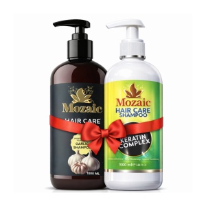 Mozaic Strong Repair Duo – Șampon cu Usturoi + Keratin Complex 1000ml
