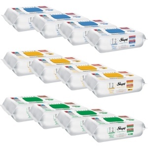 PACHET PROMO 12x Șervețele Umede Sleepy Easy Clean — 1200 buc Bicarbonat și Oțet