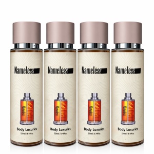 Pachet Promo 4x Body Mist Nameless Body Luxuries 250ml – Parfum Misterios și Elegant