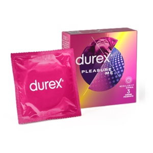 Prezervative Durex Pleasure Me 3 bucăți – Textură pentru Confort Sporit - Img 1