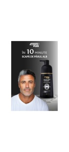 Vopsea de par semipermanent tip Sampon Softto+ Plus pentru par negru, acopera parul alb - Img 2