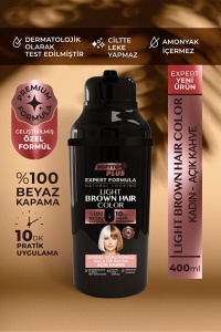 Vopsea Softto Plus Bright Brown Hair Color - Șaten deschis